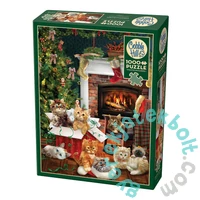 Cobble Hill 1000 db-os puzzle - Christmas Kittens (40216)