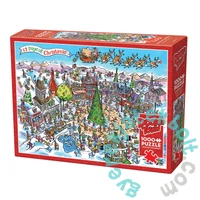 Cobble Hill 1000 db-os puzzle - DoodleTown - 12 Days of Christmas (44508)