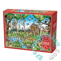 Cobble Hill 1000 db-os puzzle - Doodle Town - Birdwater's Paradise (44510)