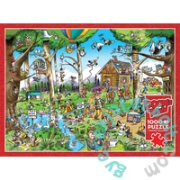 Cobble Hill 1000 db-os puzzle - Doodle Town - Birdwater's Paradise (44510)
