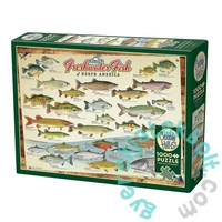 Cobble Hill 1000 db-os puzzle - Freshwater Fish of North America (40181)