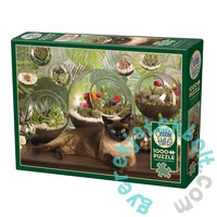 Cobble Hill 1000 db-os puzzle - Terrarium Cat (40142)