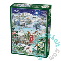 Cobble Hill 1000 db-os puzzle - Village on a Winter Night (40257)