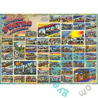 Cobble Hill 1000 db-os puzzle - Vintage American Postcards (40115)