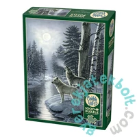 Cobble Hill 1000 db-os puzzle - Wolves by Moonlight (40154)