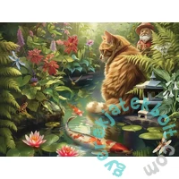 Cobble Hill 275 db-os Easy Handling puzzle - Koi Cat (48030)