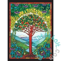 Cobble Hill 275 db-os Easy Handling puzzle - Tree of Life Stained Glass (48005)