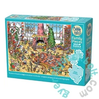 Cobble Hill 350 db-os Family puzzle - Elves at Work (47019)