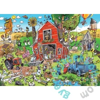 Cobble Hill 350 db-os Family puzzle - Farmyard Folly (47018)
