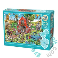 Cobble Hill 350 db-os Family puzzle - Farmyard Folly (47018)