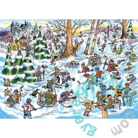 Cobble Hill 350 db-os Family puzzle - Hockey Town (47032)