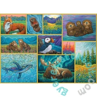 Cobble Hill 500 db-os puzzle - Alaskan Animals (45136)