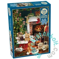 Cobble Hill 500 db-os puzzle - Christmas Kittens (45122)