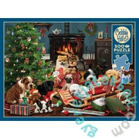 Cobble Hill 500 db-os puzzle - Christmas Puppies (45091)