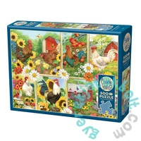 Cobble Hill 500 db-os puzzle - Cockadoodledoo (45141)