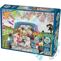 Cobble Hill 500 db-os puzzle - Country Truck in Spring (45060)