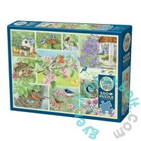 Cobble Hill 500 db-os puzzle - Garden Birds in Spring (45101)