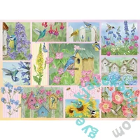 Cobble Hill 500 db-os puzzle - Garden Birds in Summer (45102)