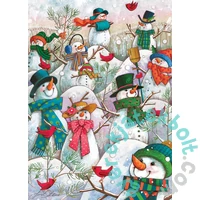Cobble Hill 500 db-os puzzle - Hill of a Lot of Snowmen (45028)
