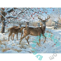 Cobble Hill 500 db-os puzzle - Winter Deer (45024)