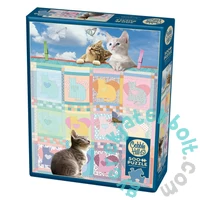 Cobble Hill 500 db-os puzzle - Quilted Kittens (85092)