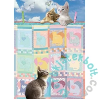 Cobble Hill 500 db-os puzzle - Quilted Kittens (85092)
