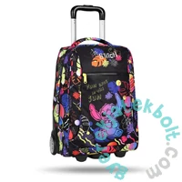 Coolpack - Compact gurulós iskolatáska, hátizsák - Disney Fashion - Stitch - Black (F086886)