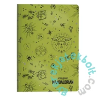 Coolpack - Disney - Mandalorian 60 lapos A/5 jegyzetfüzet - kockás - háromféle (60701PTR)