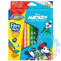 Coolpack - Disney - Mickey Mouse filctoll készlet - 12 db-os (89939PTR)