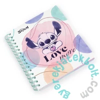 Coolpack - Disney - Stitch A/5 spirálfüzet - Love more - kockás (75064PTR)