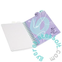 Coolpack - Disney - Stitch A/5 spirálfüzet - Love more - kockás (75064PTR)