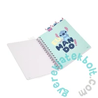 Coolpack - Disney - Stitch A/5 spirálfüzet - Pro tejo - kockás (75088PTR)