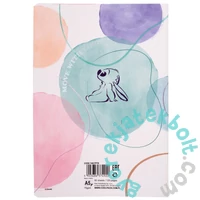 Coolpack - Disney Stitch - Love more 60 lapos A/5 jegyzetfüzet - kockás (74920PTR)
