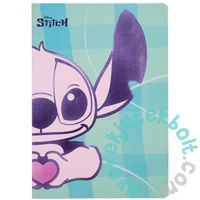 Coolpack - Disney Stitch - Szivecskés 60 lapos A/5 jegyzetfüzet - vonalas (74944PTR)