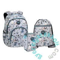 Coolpack - Doggy iskolatáska szett felszerelt 3 emeletes tolltartóval (F003694-1-szett)