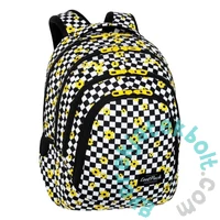 Coolpack - Drafter 3 iskolatáska, hátizsák - 4 rekeszes - Chess Flow