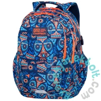 Coolpack - Factor iskolatáska, hátizsák - 4 rekeszes - Aztec Blue