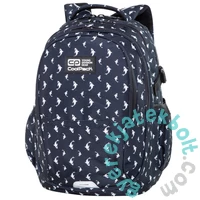 Coolpack - Factor iskolatáska, hátizsák - 4 rekeszes - Sharks