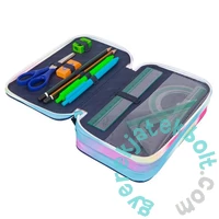 Coolpack - Jumper felszerelt 3 emeletes tolltartó - Blue Unicorn