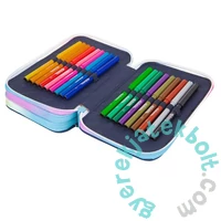 Coolpack - Jumper felszerelt 3 emeletes tolltartó - Blue Unicorn