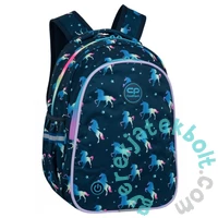 Coolpack - Jimmy LED-es iskolatáska, hátizsák - 2 rekeszes - Blue Unicorn