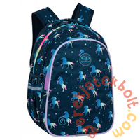 Coolpack - Jimmy LED-es iskolatáska, hátizsák - 2 rekeszes - Blue Unicorn