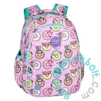 Coolpack - Jimmy LED-es iskolatáska, hátizsák - 2 rekeszes - Happy Donuts (F110665)