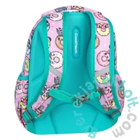 Coolpack - Jimmy LED-es iskolatáska, hátizsák - 2 rekeszes - Happy Donuts (F110665)