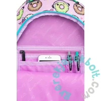 Coolpack - Jimmy LED-es iskolatáska, hátizsák - 2 rekeszes - Happy Donuts (F110665)