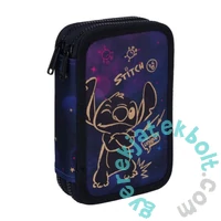 Coolpack - Jumper 2 felszerelt 2 emeletes tolltartó - Disney - Stitch  Gold (F066948)