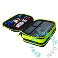 Coolpack - Jumper 3 FELSZERELT 3 emeletes tolltartó - Badges Boys - Green (B67151)