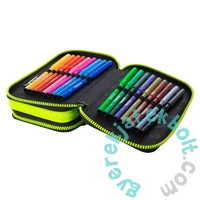 Coolpack - Jumper 3 FELSZERELT 3 emeletes tolltartó - Badges Boys - Green (B67151)