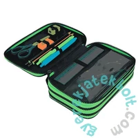 Coolpack - Jumper 3 felszerelt 3 emeletes tolltartó - Gradient Green - Game Over (F067969)