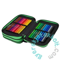 Coolpack - Jumper 3 felszerelt 3 emeletes tolltartó - Gradient Green - Game Over (F067969)